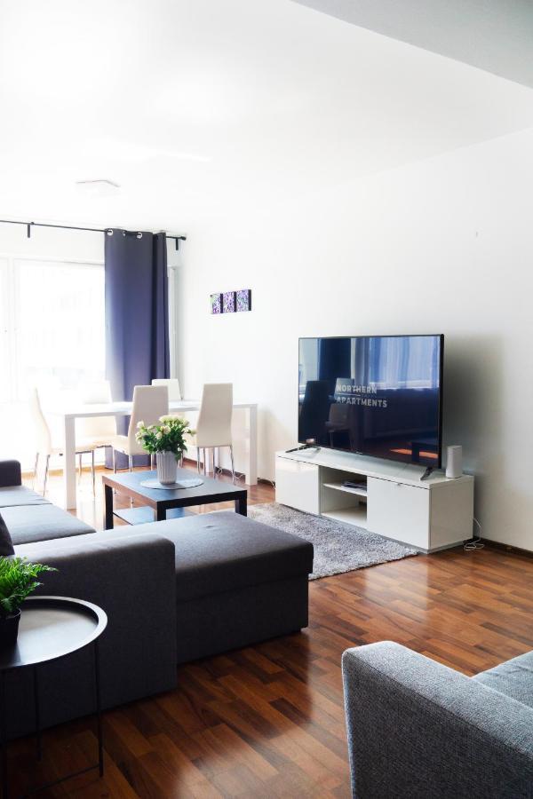 Oulu City Center 4-Room Apartment Parking Exteriör bild