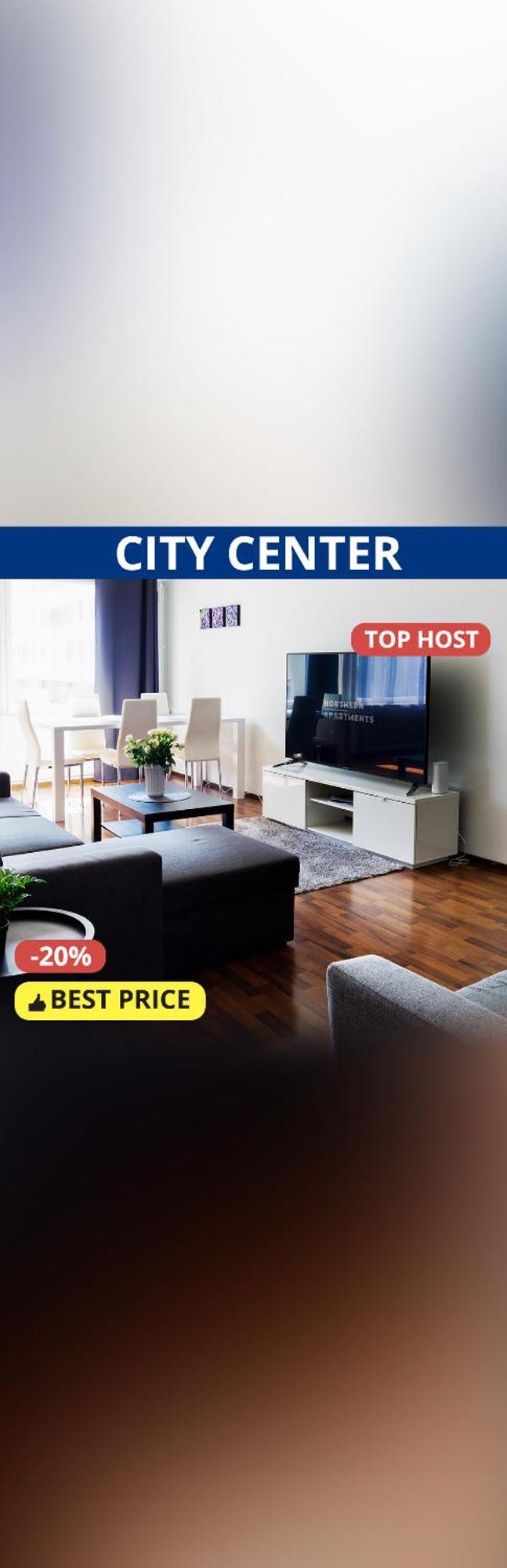 Oulu City Center 4-Room Apartment Parking Exteriör bild